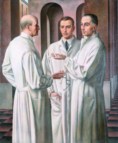 Chirurdzy, 1926. autorstwa Ubaldo Oppi