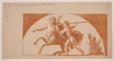 Chiron i Achilles autorstwa Ubekendt