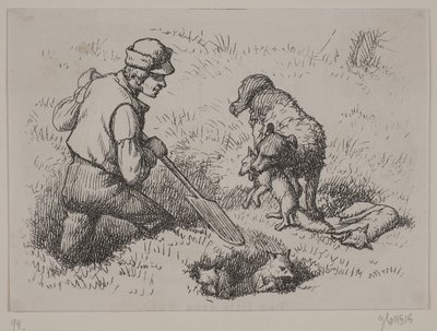 Ilustracja do „Pan Mikkel”, wiersz Christiana Richardt autorstwa Ubekendt