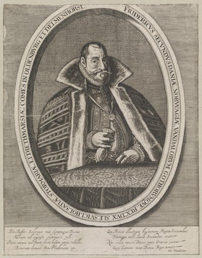 Fryderyk II, król Danii i Norwegii autorstwa Ubekendt 1600 tallet