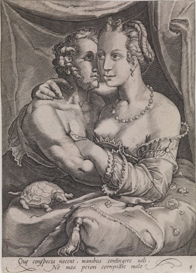 Dotykać autorstwa Ubekendt efter Jan Saenredam efter Hendrick Goltzius