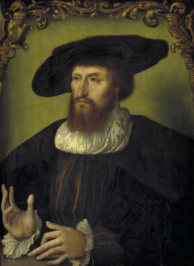 Portret króla duńskiego Christiana II autorstwa Ubekendt nederlandsk første fjerdedel af 1500 tallet