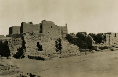 Klasztor św. Symeona, Asuan, Egipt, zdjęcie autorstwa Ugo Monneret de Villard autorstwa Ugo Monneret de Villard