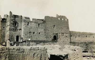 Klasztor św. Symeona po renowacji, Asuan, Egipt, zdjęcie Ugo Monneret de Villard autorstwa Ugo Monneret de Villard