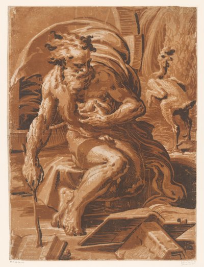 Diogenes autorstwa Ugo da Carpi