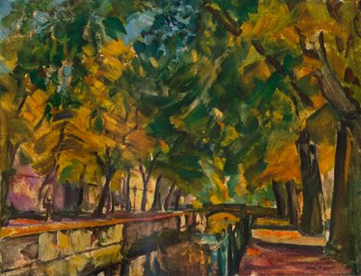 Kanał w Poczdamie, ok. 1926 r. autorstwa Ulrich Hubner
