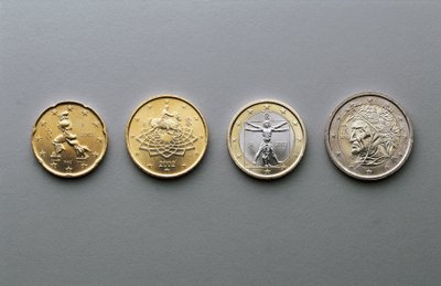 20 centów, 50 centów autorstwa Umberto Boccioni