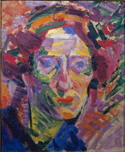 Futuryzm: „Portret kobiety” lub „Portret hrabiny Casanovy”” Obraz Umberto Boccioniego (1882-1916) autorstwa Umberto Boccioni