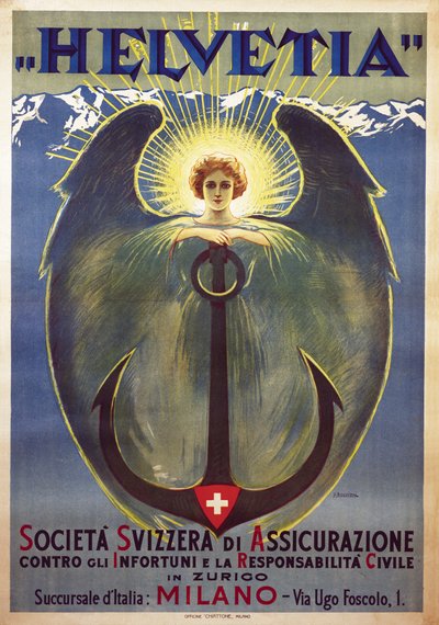 Plakat Helvetia autorstwa Umberto Boccioniego autorstwa Umberto Boccioni