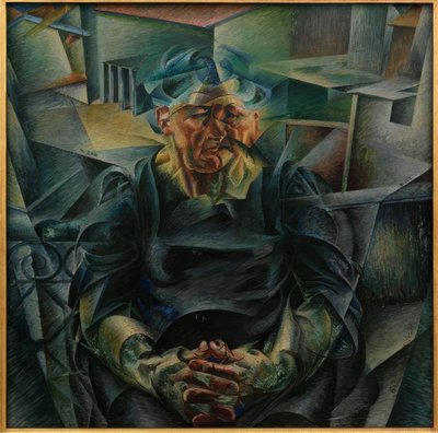 Konstrukcja pozioma autorstwa Umberto Boccioni