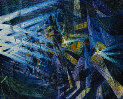 Siły drogi, 1911 autorstwa Umberto Boccioni