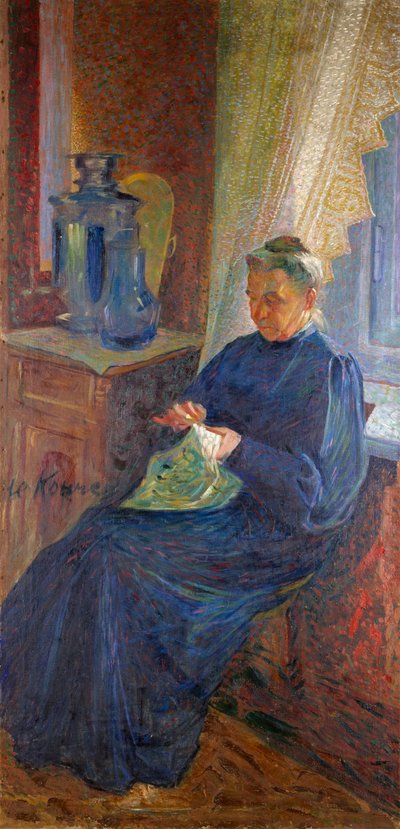 Portret Madame Sophie Popoff autorstwa Umberto Boccioni