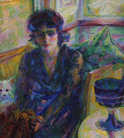 Portret signory Cragnolini Fanny, 1916. autorstwa Umberto Boccioni