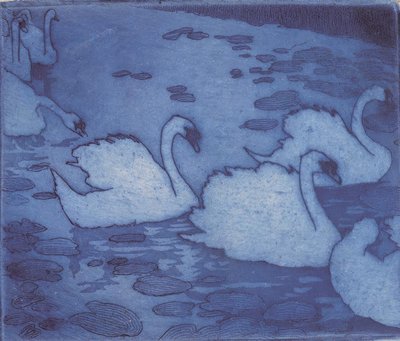 Łabędzie autorstwa Umberto Boccioni