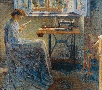 Powieść krawcowa autorstwa Umberto Boccioni