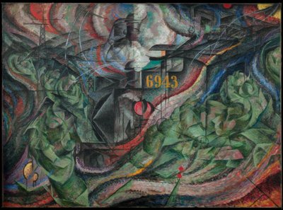 Stany duszy II - Pożegnania autorstwa Umberto Boccioni