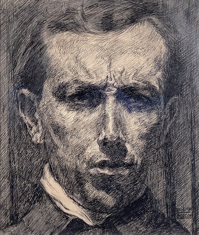 Autoportret autorstwa Umberto Boccioni
