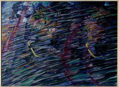 Stan duszy: ci, którzy opuszczają Malarstwo Umberto Boccioniego (1882-1916) 1911 Mediolan, Pinacotheque de Brera autorstwa Umberto Boccioni