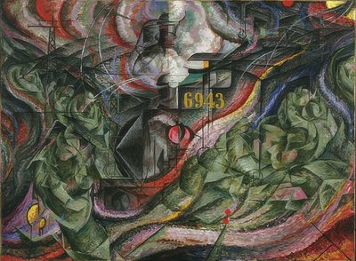 Stany umysłu I: Pożegnania. 1911 autorstwa Umberto Boccioni