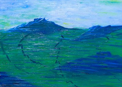 Stany umysłu: ci, którzy idą autorstwa Umberto Boccioni