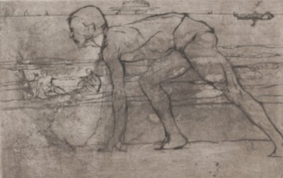Sportowiec, 1907. autorstwa Umberto Boccioni