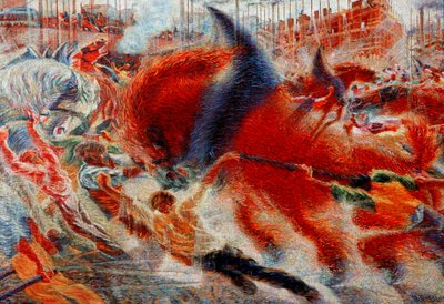 Miasto wznosi się autorstwa Umberto Boccioni