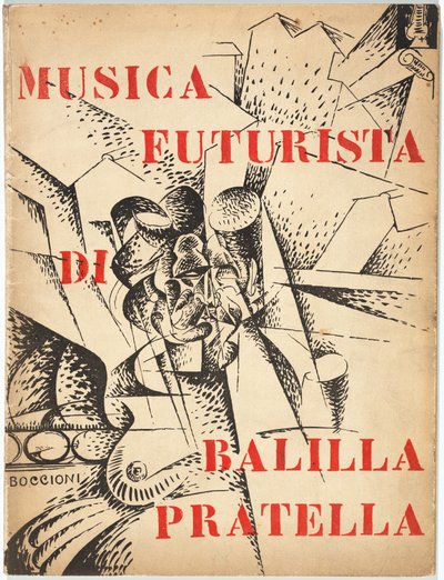 Futurystyczna muzyka na orkiestrę autorstwa Umberto Boccioni, Francesco Balilla Pratella