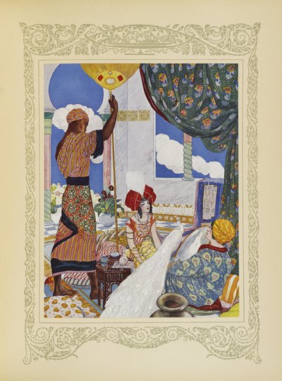 Ilustracja z „Contes du Temps Jadis” lub „Opowieści z przeszłości”, s.82 autorstwa Umberto Brunelleschi