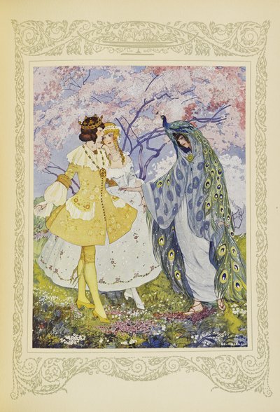 Baśniowy Kandyd pojawił się wtedy przed ich oczami, ilustracja z „Contes du Temps Jadis”, czyli „Opowieści z minionych czasów”, s.118 autorstwa Umberto Brunelleschi