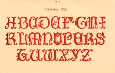 13 wiek. MS., 1862 autorstwa Unbekannt