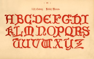 14 wiek. Muzeum Brytyjskie, 1862 autorstwa Unbekannt