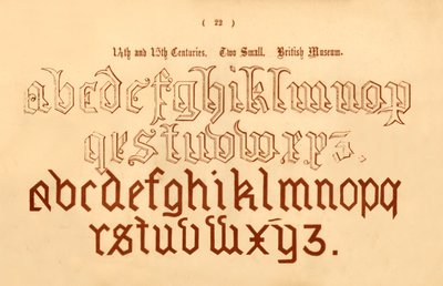 Wiek XIV i XV. Dwa małe. Muzeum Brytyjskie, 1862 autorstwa Unbekannt