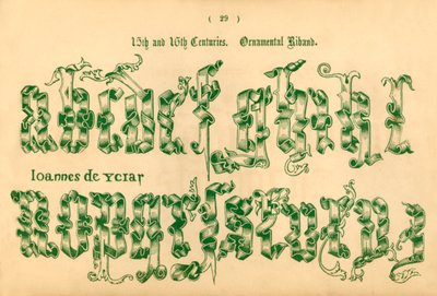 Wiek XV i XVI. Wstęga ozdobna, 1862 autorstwa Unbekannt