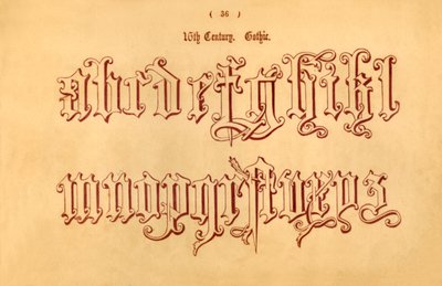 16 wiek. Gotyk., 1862 autorstwa Unbekannt