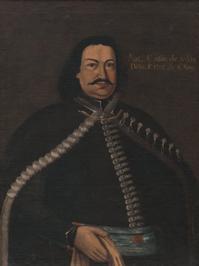 XVIII wiek - Portret N. Kubínyi autorstwa Unbekannt Unbekannt