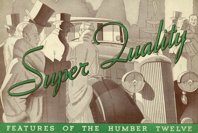 1934 Broszura sprzedażowa Humber Twelve. autorstwa Unbekannt