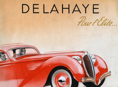 1938 Delahaye. autorstwa Unbekannt