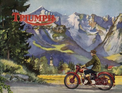 Broszura z 1948 r. Triumph 5T speed twin. autorstwa Unbekannt