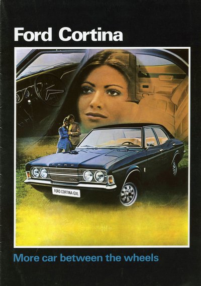 1972 Okładka broszury sprzedażowej Forda Cortina Mk3. autorstwa Unbekannt