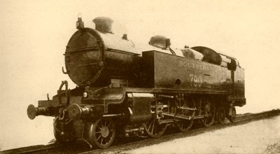 Parowóz 2-6-4, Kolej Południowa, 1930. autorstwa Unbekannt