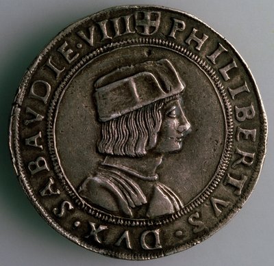 4-Testoon. Księstwo Sabaudii, Włochy, awers: Philibert II, książę Sabaudii, 1497-1504 autorstwa Unbekannt