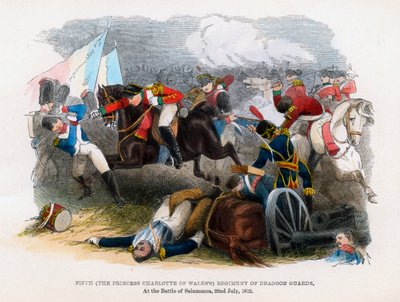 5 Pułk Gwardii Smoków, Bitwa pod Salamanką, 22 lipca 1812 r. autorstwa Unbekannt
