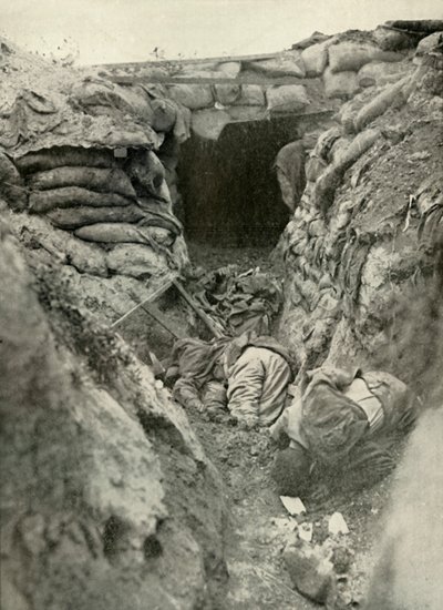 Zdobyty niemiecki rów, 1919. autorstwa Unbekannt