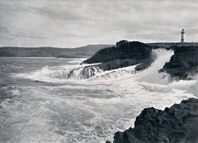 Uroczy widok na malowniczą scenerię wybrzeża N.S.W., ok. 1900. autorstwa Unbekannt