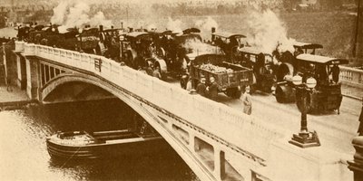 Betonowy most przez Tamizę w Caversham, c1930. autorstwa Unbekannt