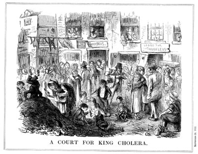 Dwór króla Cholery, 1852 r. autorstwa Unbekannt