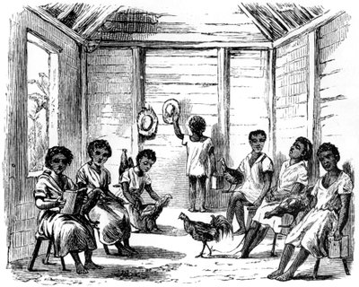Szkoła dominikańska, Santo Domingo, 1873 autorstwa Unbekannt