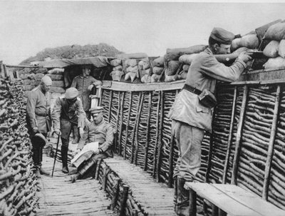 Okop niemiecki, I wojna światowa, 1915 autorstwa Unbekannt