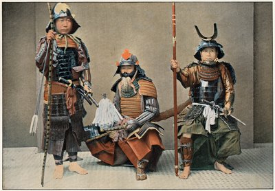 Grupa samurajów, ok. 1890 r. autorstwa Unbekannt