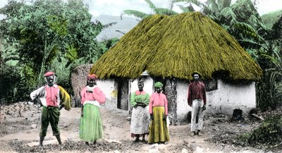Wioska jamajska, ok. 1900 autorstwa Unbekannt
